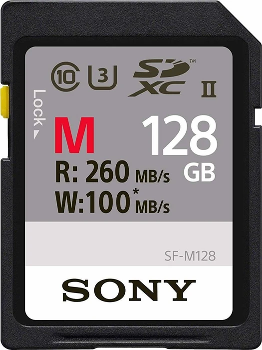 Sony SDXC 128 Gigabyte Class 10 Pro UHS-II 260 MB / s