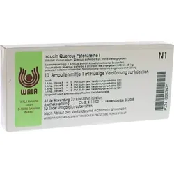 Iscucin Quercus Potenzreihe I 10X1 ml Ampullen