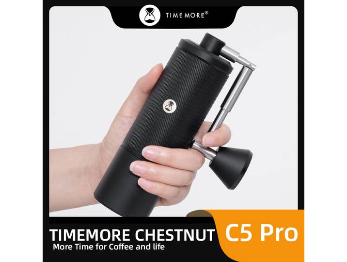 TIMEMORE ChestnutC5PRO expresso moulin à café manuel moulin à main réglable noyau en acier bavure SendCleaning brosse extérieur Portable