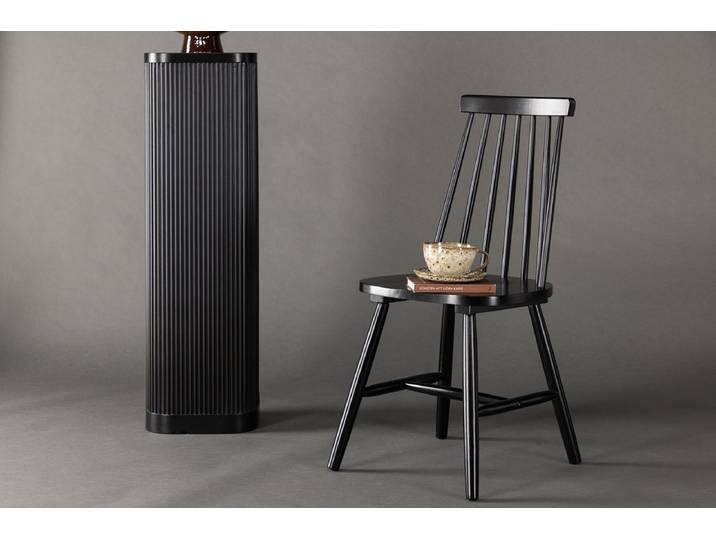 2er Set - Stuhl Lünemann, moderner Holzstuhl in 5 Farben - Schwarz - Luxusbetten24