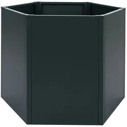 Décoshop26 - Hochbeet für Gemüsebeete 460 l modernes Design 100 x 88 x 77 cm grün verzinkter Stahl 04_0008902 04_0008902
