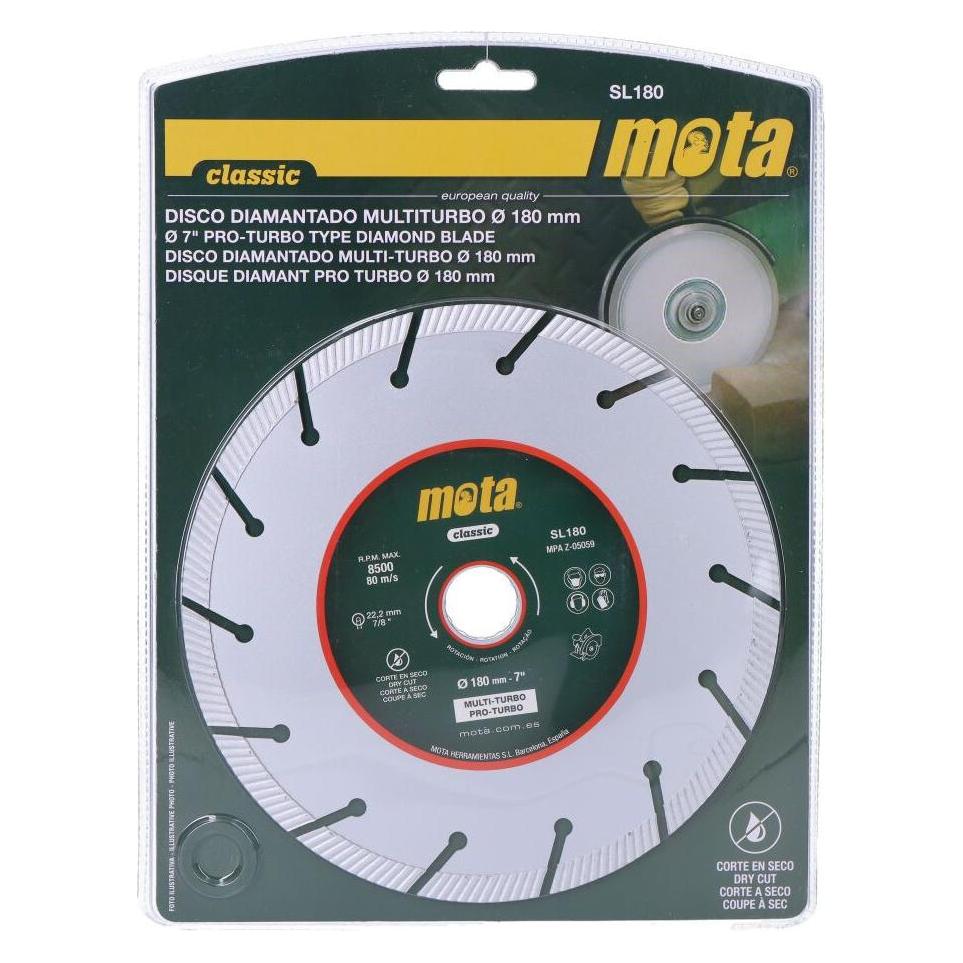 Mota Herramientas Multi-Turbo-Diamantsägeblatt, ø 180 mm (72064933)