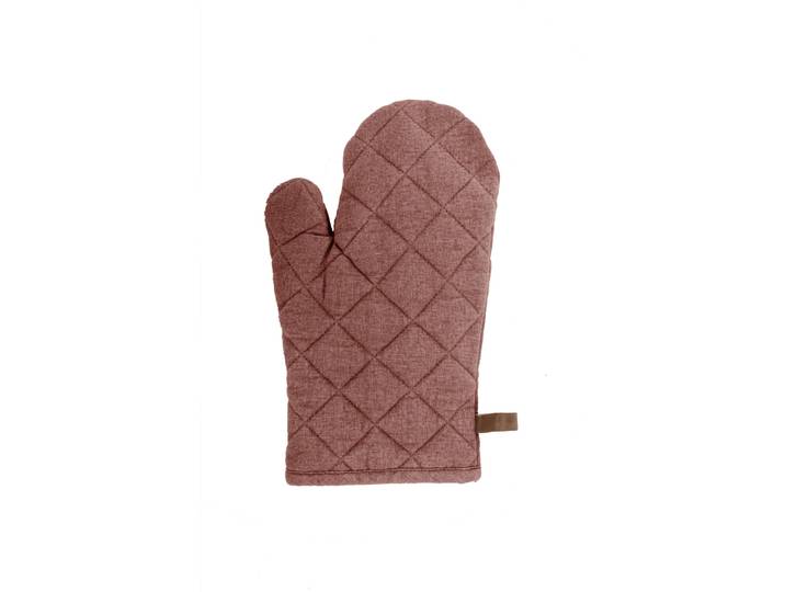Ofenhandschuh Myrna rot Baumwolle B 28 cm