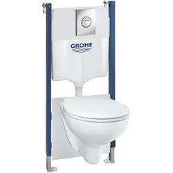 Grohe, Toilette + Bidet, Wand-WC Komplettset Solido Compact