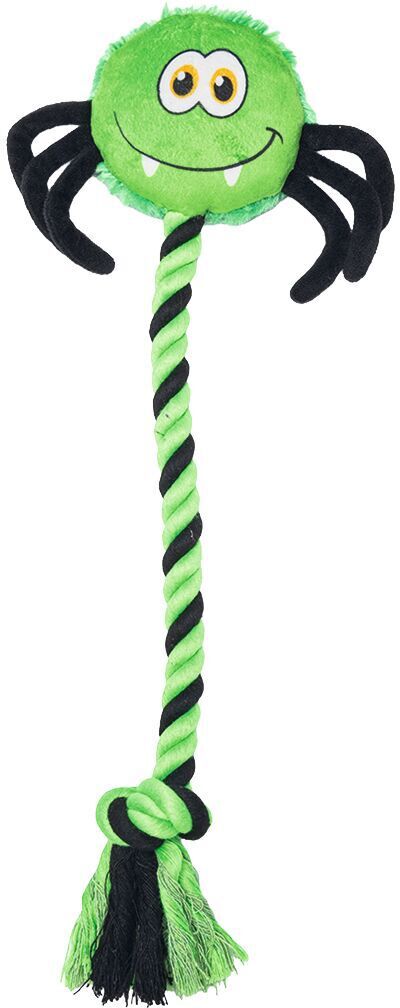 Beeztees Halloween Spindel Med Rep Hundleksak 46 Cm