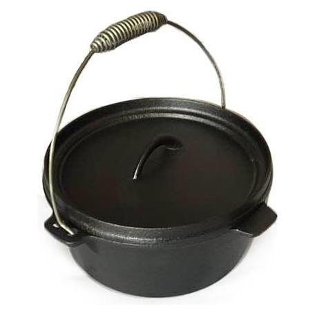 Texas Club Dutch Oven Cast Iron Pot With Lid, 4 L. (DUTCH5)
