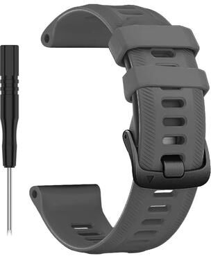 Inspired Finds Sports Silicone Replacement Strap For Garmin Forerunner 965 955 945 935 745 22mm Soft, Durable, And Adjustable Watch B dark Grey for Forerunner 945