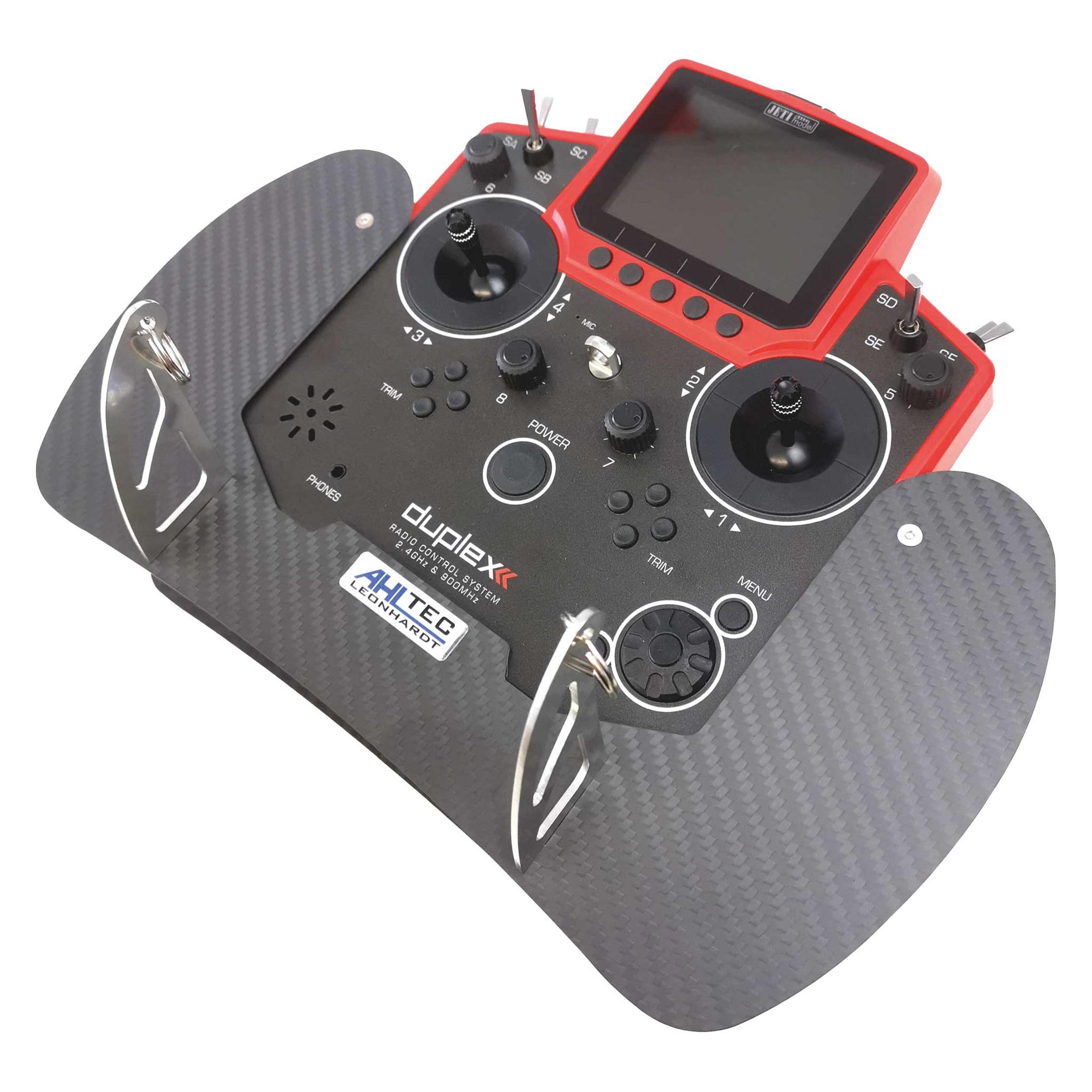 AHLtec Senderpult Jeti DS-12 Carbon mit Standard Senderpultbügel, ohne Handauflagen (SPDS12)