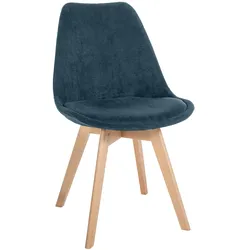 CLP Stuhl Linares Cord   Farbe: dunkelblau, Material: Cord