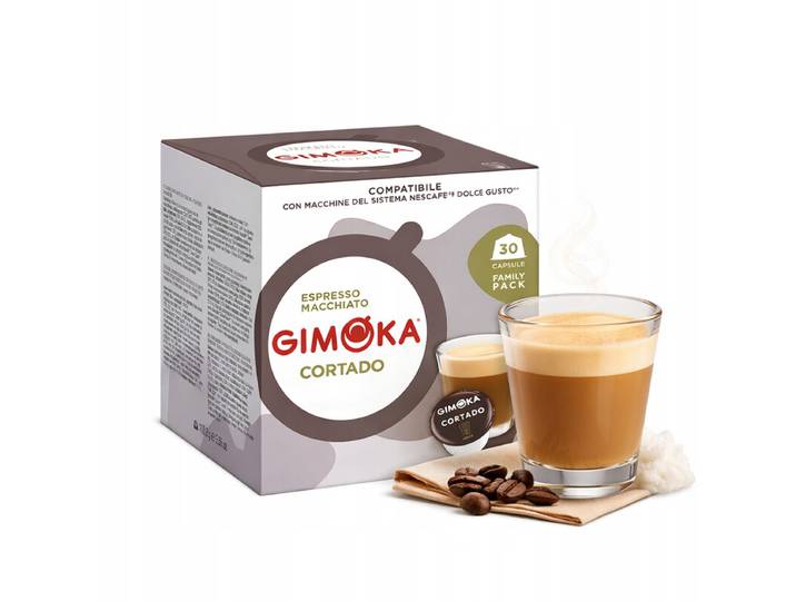 GIMOKA Dolce Gusto Compatible Capsules Cortado 30 capsules 189 g