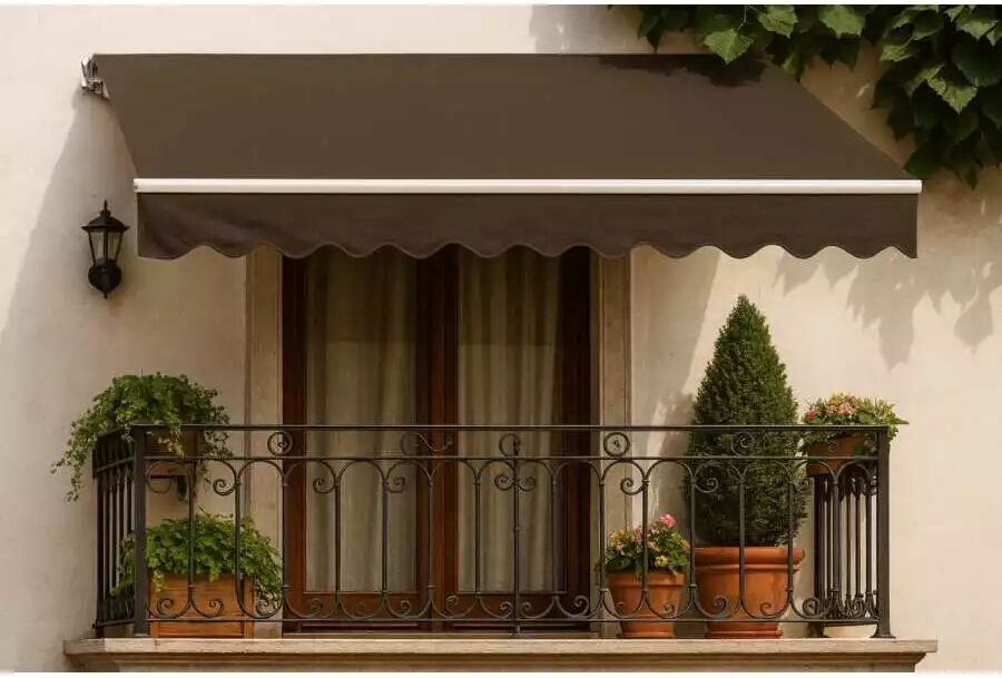 Essenza TENDA BARRA QUADRA P. 200 L250 MARRONE