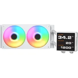 COUGAR CPU Wasserkühlung Poseidon Vistek Pro 240, ARGB, Weiß