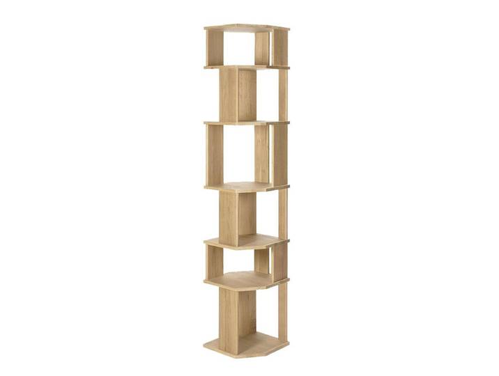 ETHNICRAFT bibliothèque verticale STAIRS (chêne naturel - bois massif)
