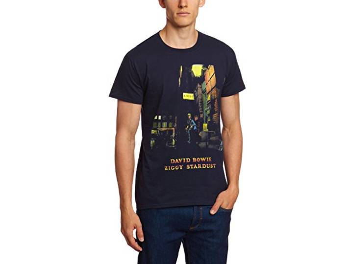 T-Shirt # L Blue Unisex # Ziggy Stardust