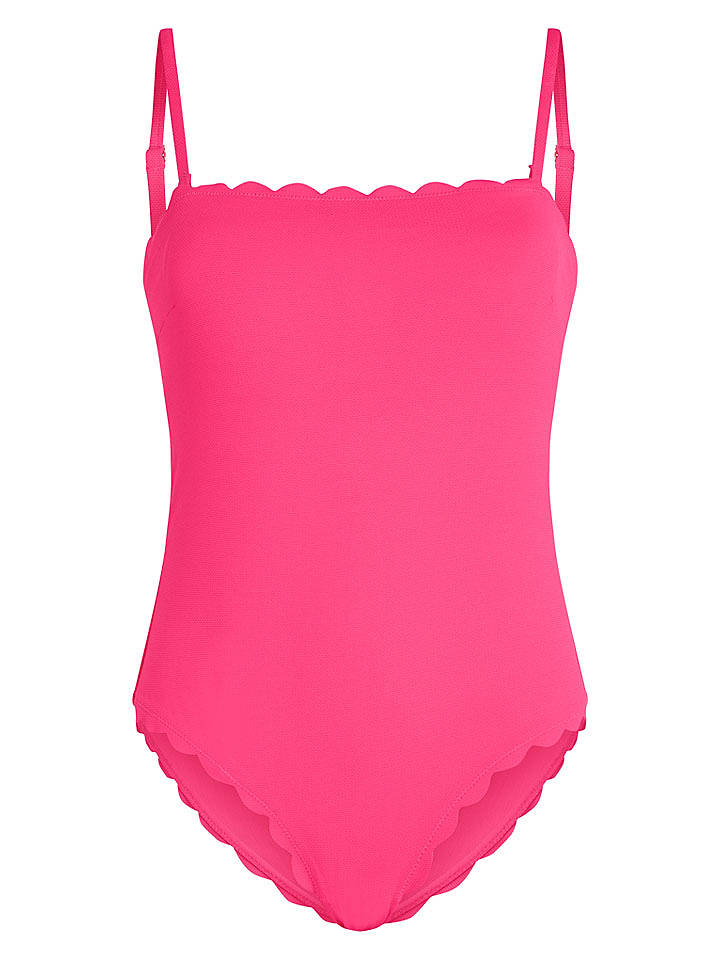 Hunkemöller Badeanzug "Scallop" in Pink - S