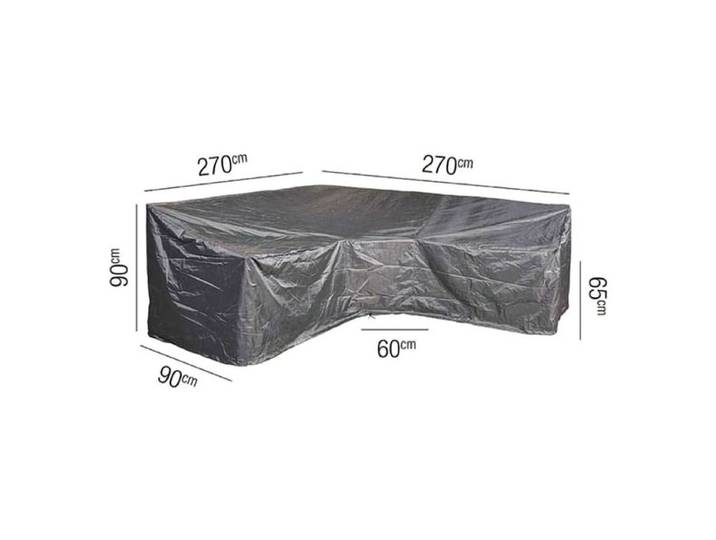 AeroCover Schutzhülle für Ecklounge 270x270x65/90cm