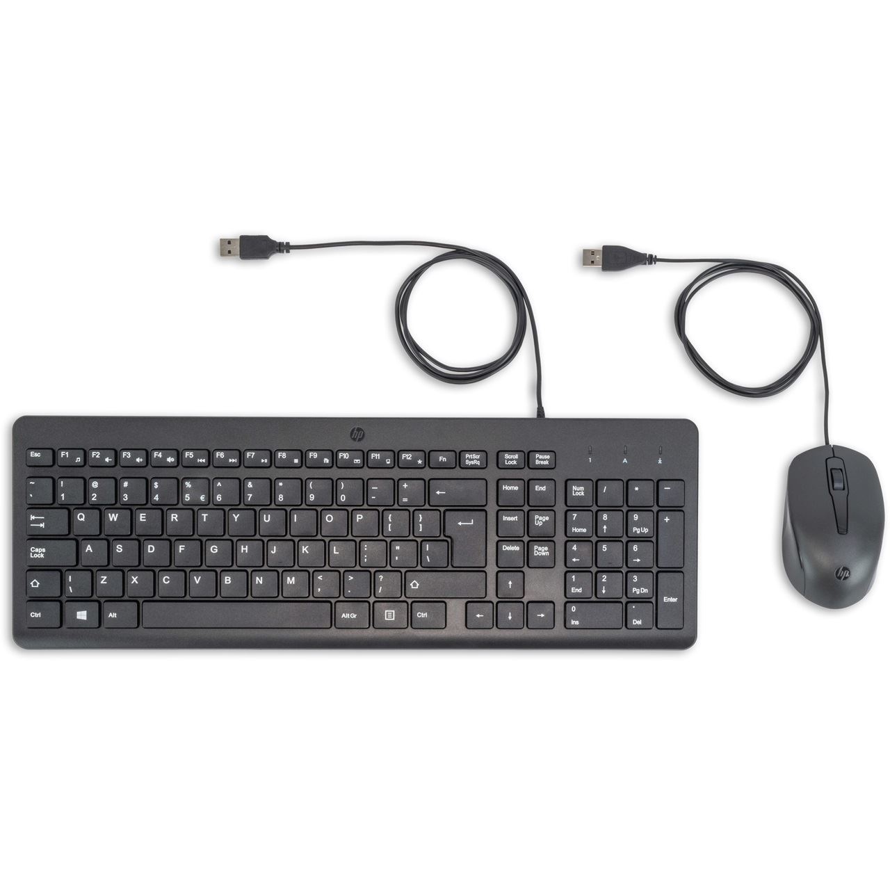 HP Maus- und Tastatur-Set 240J7AA#ABB / 150 Schwarz