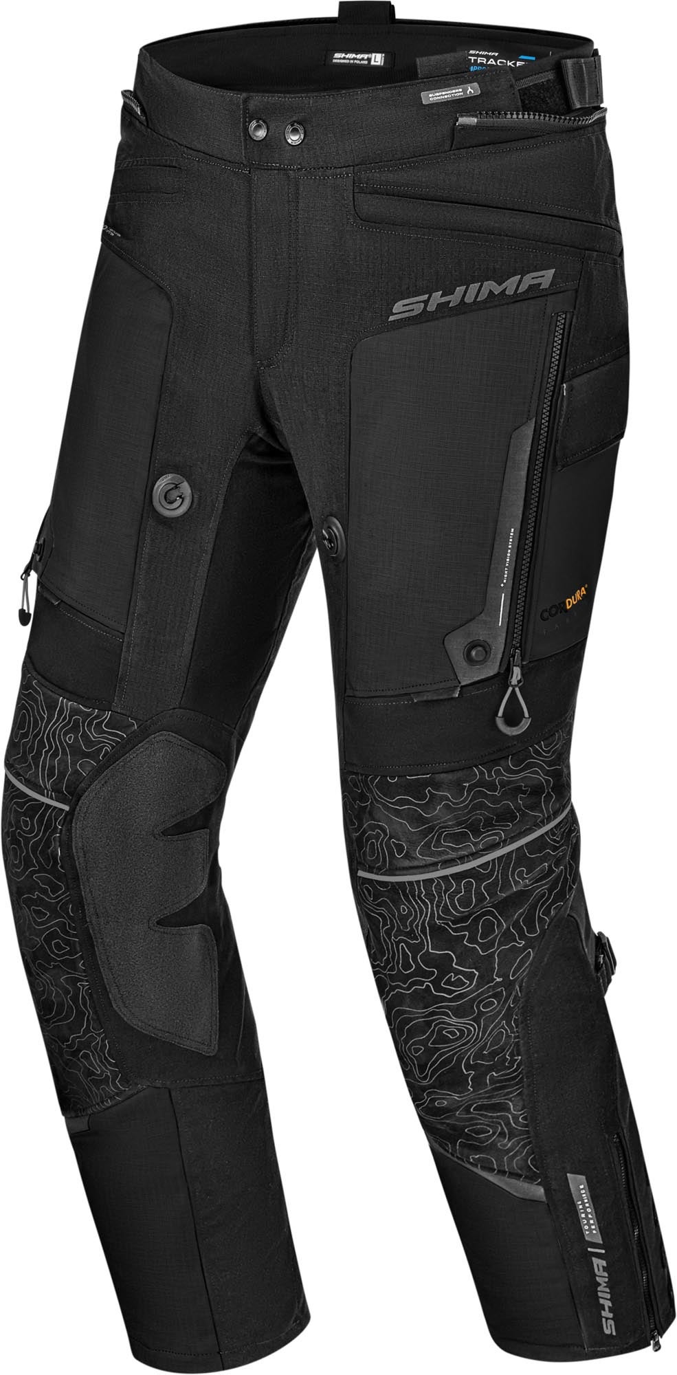 SHIMA Tracker Motorrad Textilhose TRACKER-MEN-PNT-BLK-S