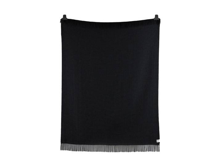 Røros Tweed Plaid Vega 150x210 cm Black