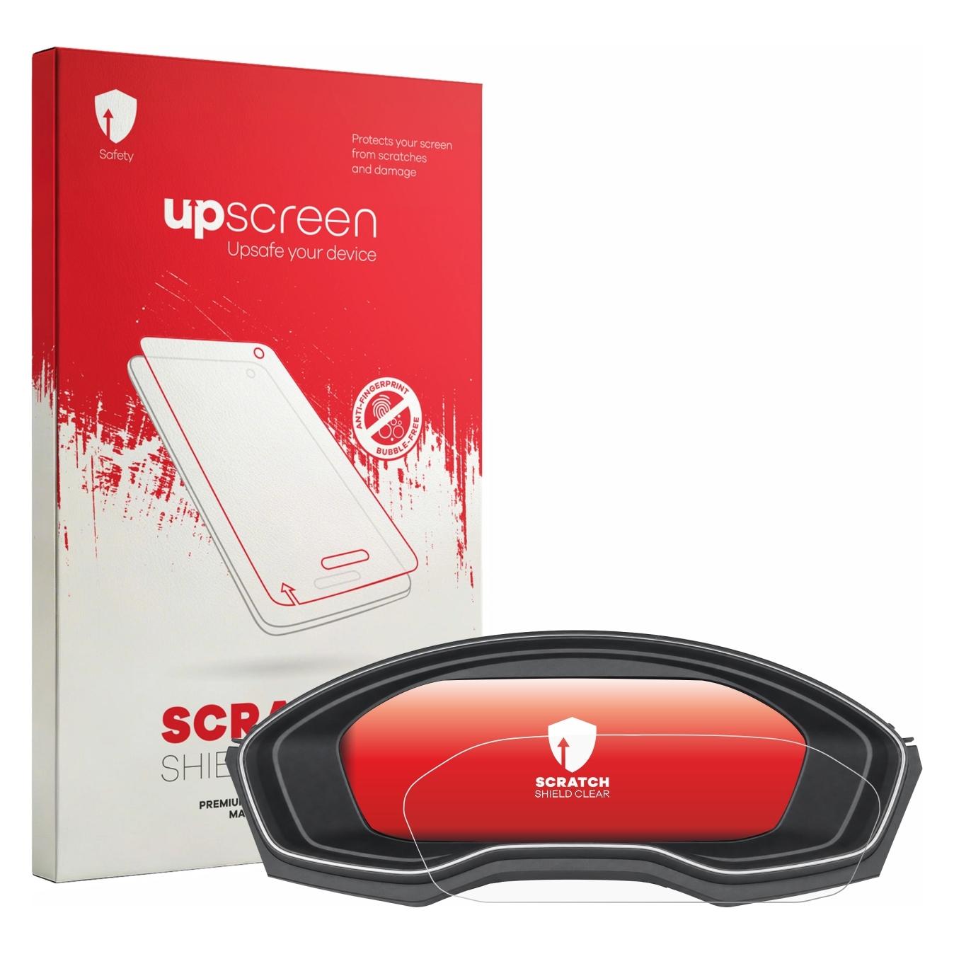 upscreen Schutzfolie für Audi A4 B9 2019-2024 Virtual Cockpit Plus 12.3" Displayschutz Displayschutzfolie (2864069)
