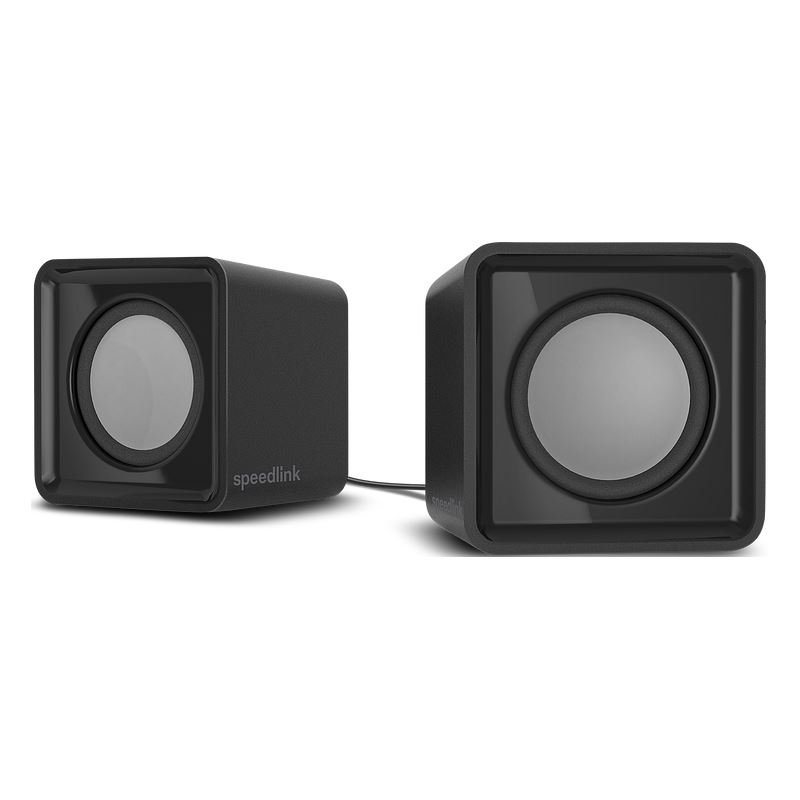 Speedlink Lautsprecher TWOXO, Stereo, schwarz retail