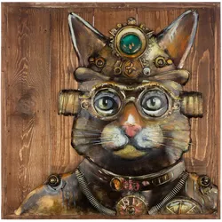 Gilde, Bilder, Bild Cat Steampunk (50 x 50 cm)