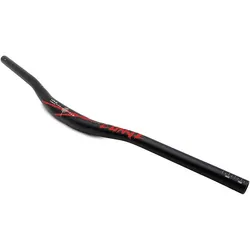 720mm Lenker mit 25mm Erhöhung Schwarz-Rot