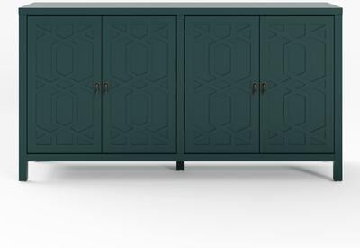 Royalcraft "60"" W Sideboard Cabinet with Adjustable Shelves and 4 Doors"