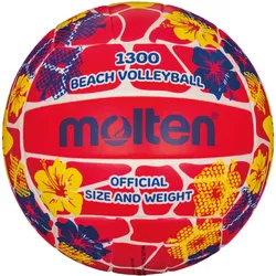 molten Beachvolleyball V5B1300 blumen/rot