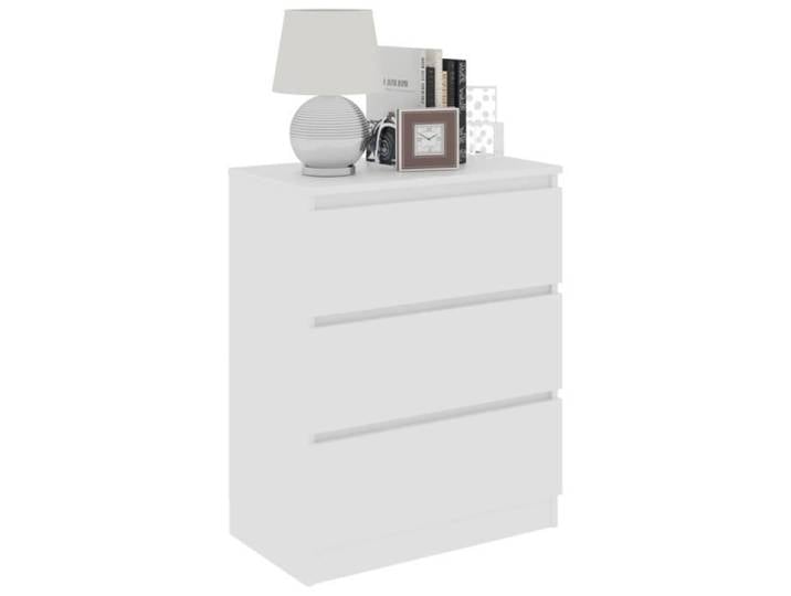 JIM - MEUBLE ENFILADE - Buffet Blanc 60x33 5x76 cm Aggloméré(9768)