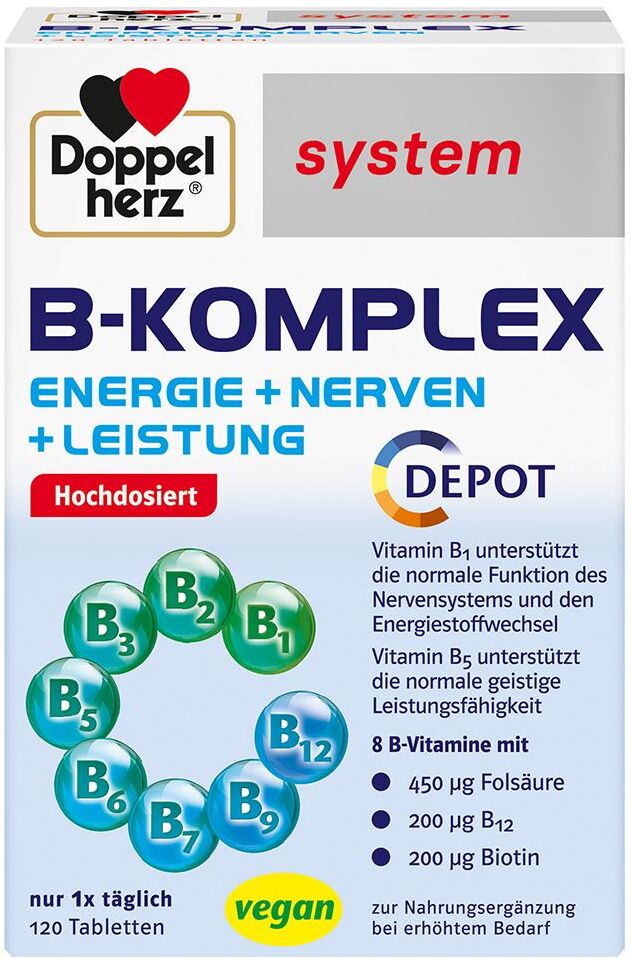 Doppelherz® system Doppelherz B-Komplex system Tabletten 120 St