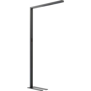 LEDmaxx Stehlampe Linus Up&Down LED schwarz, 195 cm, 11000 Lumen, 80 Watt, dimmbar, mit Licht- & Bewegungssensor
