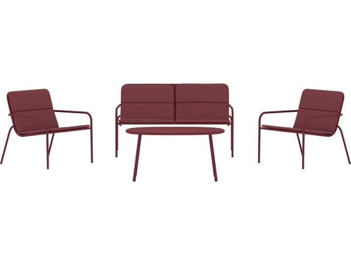 Venture Home Sofa-Set Fourni Burgunderrot