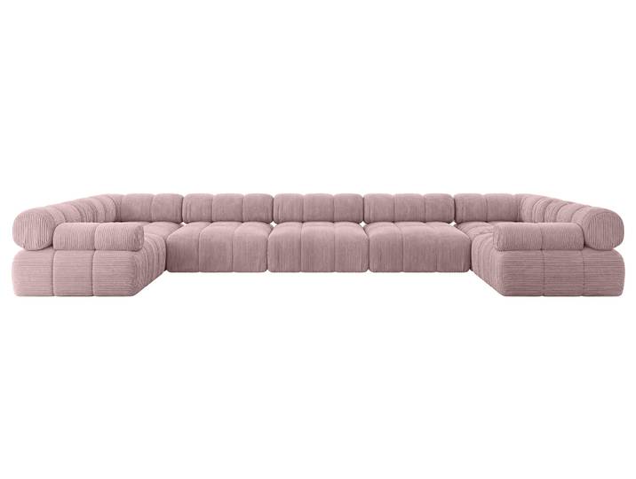 Wohnlandschaft Birno-U3 Rosa - Poso 145