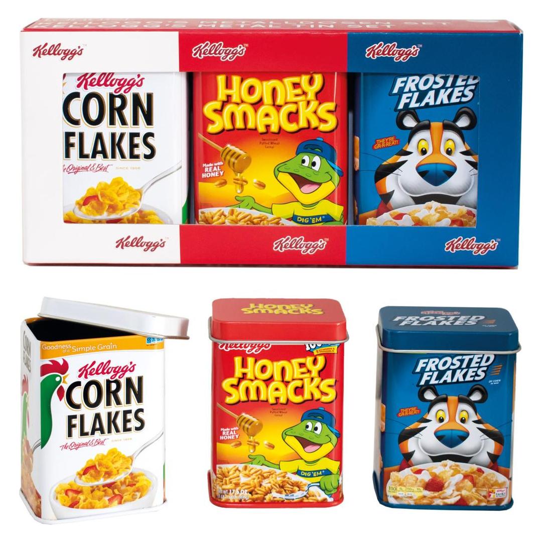 Magni Metalldosen-Set Kelloggs 16,5X4,5X8cm (0085.6)