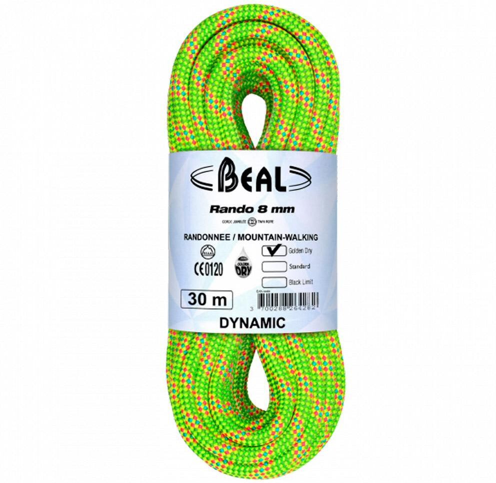 Beal  - Rando 8mm Golden Dry Yellow - 20 - Corde