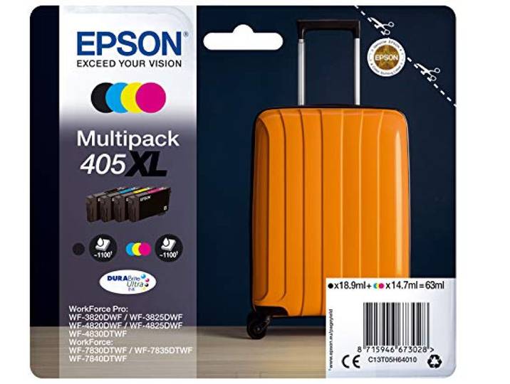 Epson 405xl Multipack - 4eR-Pack - Xl - Schwarz\, Gelb\, Cyan\, Magenta - Original - Blister Mit RF- / Aktustischem Alarmsignal - Tintenpatrone - F?r wo