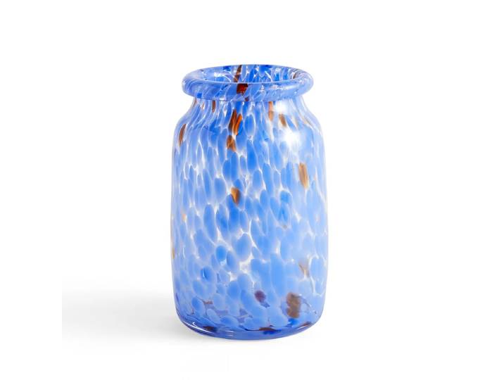 HAY - Splash Vase M, Ø 14,3 x H 22,2 cm, blue