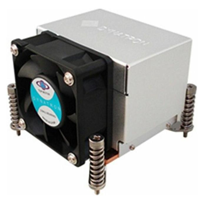 Dynatron K666 Intel CPU cooler 2U LGA1150/-51/-55/-56 copper heatsink aluminum fins active with PWM (64 mm) (K666)