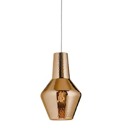 Zafferano Romeo suspension ø.250x3180mm. 1xe27 70w hs-ip20-v.grau, vtr.bronze