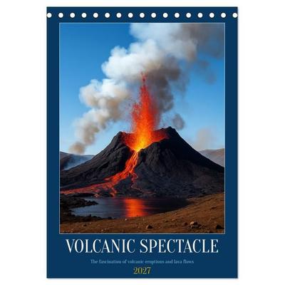 Volcanic Spectacle (Desk Calendar 2027 DIN A5 portrait), CALVENDO 12 Month DeskCalendar