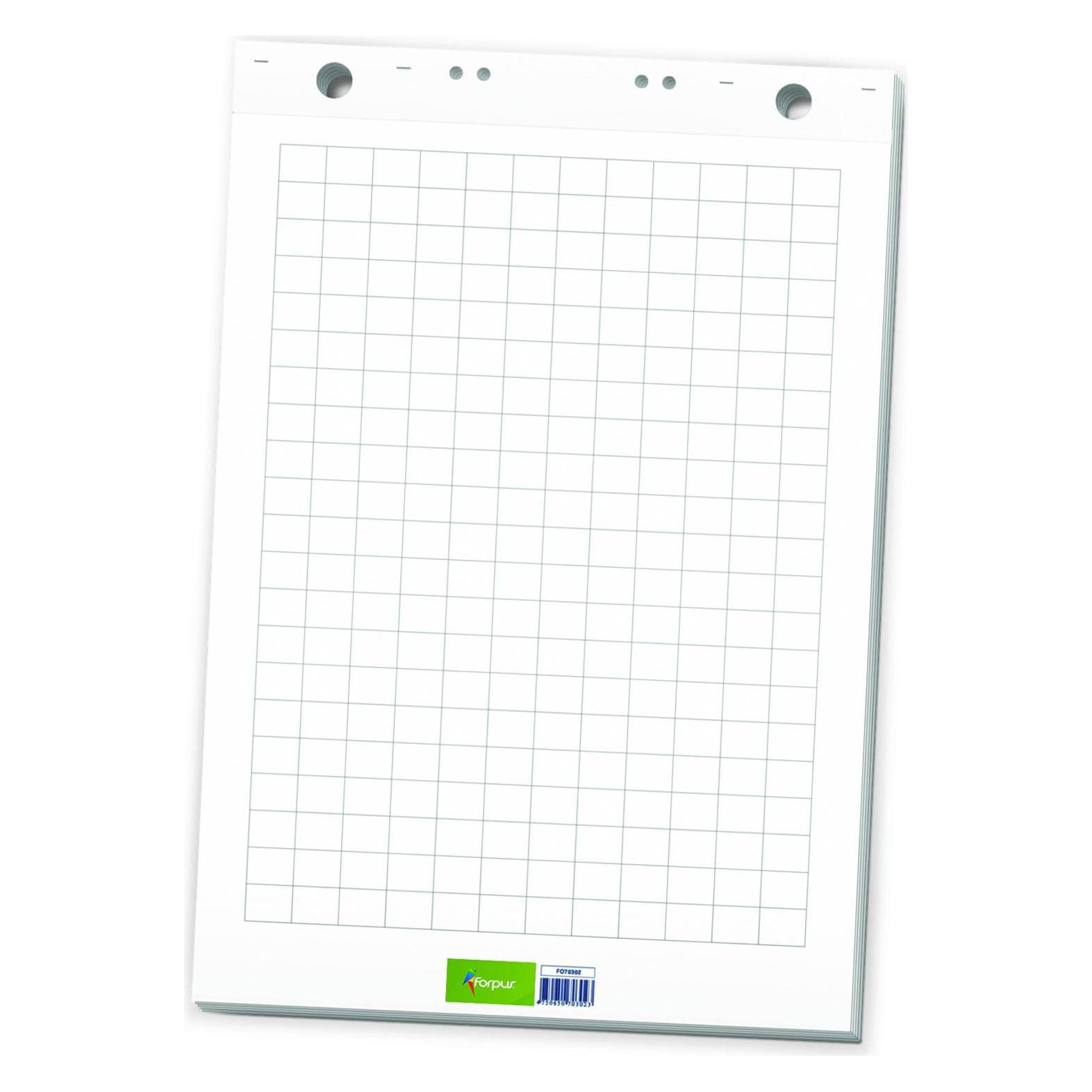 Forpus Conference notebook, 600 mm x 850 mm, 50 sheets, squared, white (A4, Kariert) (FO70302)