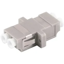LWL-Verbinder Duplex LC-LC OM1/OM2 beige