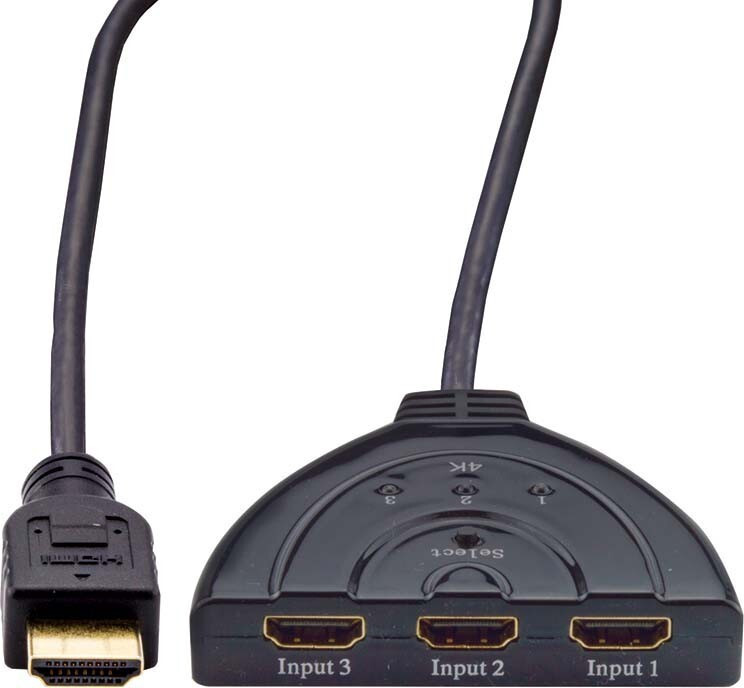E+P HDMS 31 HDMI-schakelaar 3:1 (HDMS31) van e+p Elektrik