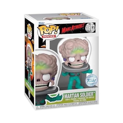 Funko POP! Movies Mars Attacks Alien Soldier Glow In the Dark Collectable Vinyl Figuur