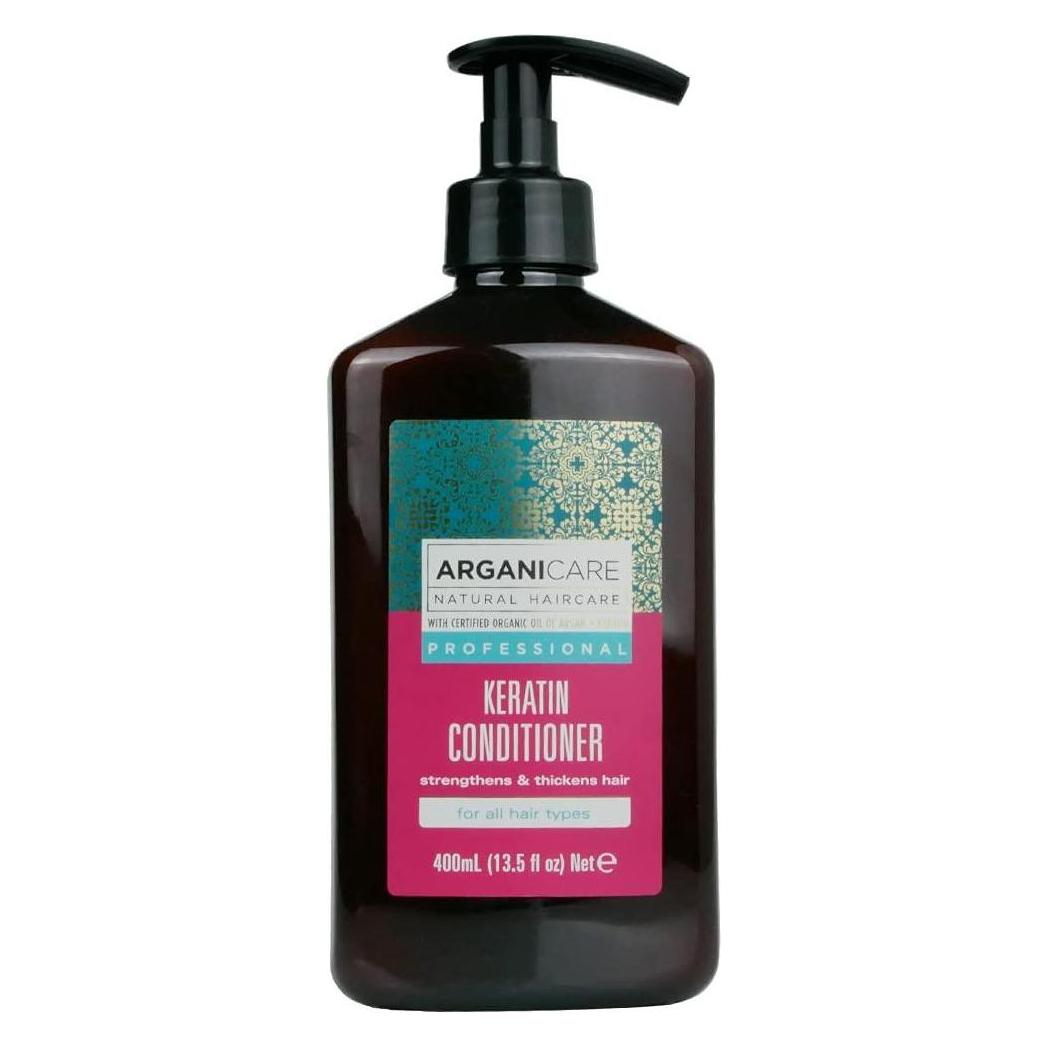 Arganicare Keratin Conditioner naturalna odżywka do włosów z keratyną 400ml (400 ml) (7290114145107)