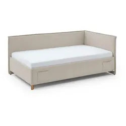 meise.möbel Polsterbett Fun 90 x 200 cm Stoff Beige