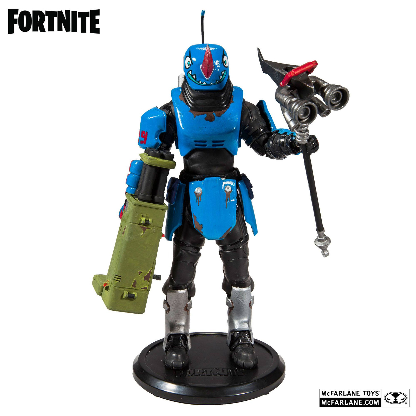 McFarlane Toys Fortnite Beastmode Rhino actiefiguur, 18 cm, MCF10732-6