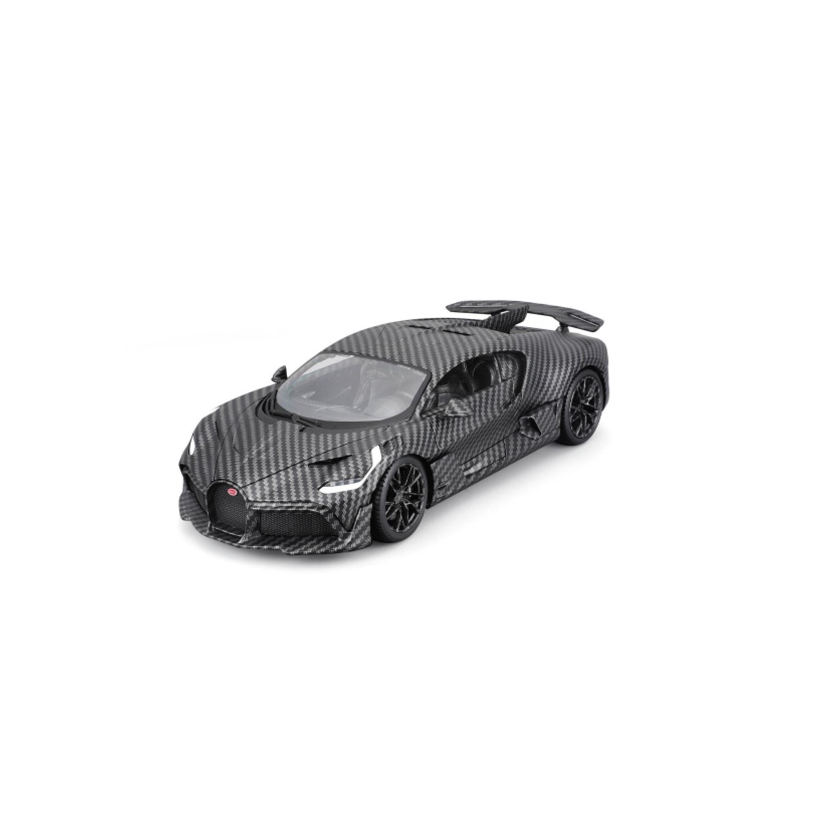 Bburago 18-11101 - Modellauto - Bugatti Divo Carbon (grau, Maßstab 1:18) Sonderedition