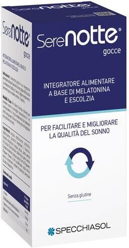 Specchiasol Serenotte Gocce Integratore Rilassante 20 ml